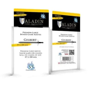 Gamers Guild AZ Paladin Paladin Board Game Sleeves: Gilbert (60x103mm) Bridge Distribution
