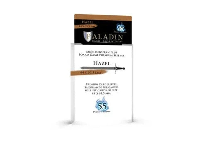 Gamers Guild AZ Paladin Paladin Board Game Sleeves: Hazel (44x63.5mm) Bridge Distribution