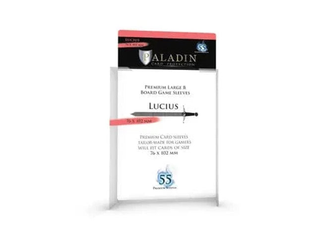 Gamers Guild AZ Paladin Paladin Board Game Sleeves: Lucius (76x102mm) Bridge Distribution
