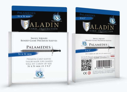 Gamers Guild AZ Paladin Paladin Board Game Sleeves: Palamedes (Small Square) GTS
