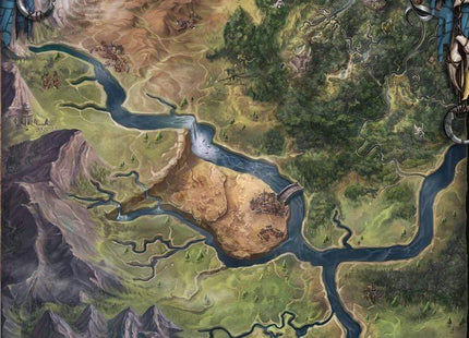 Gamers Guild AZ Pathfinder Pathfinder: Campaign Setting- Ironfang Invasion Poster Map Folio Southern Hobby