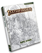 Gamers Guild AZ Pathfinder Pathfinder RPG: NPC Core Hardcover (Sketch Cover Edition) (P2) (Pre-Order) AGD