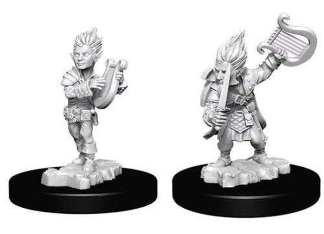 Gamers Guild AZ Pathfinder WZK73344 Pathfinder Minis: Deep Cuts Wave 5- Gnome Male Bard Southern Hobby