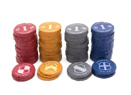Gamers Guild AZ Paverson Games Luthier: The Art of the Instrument - Engraved Worker Chips Kickstarter