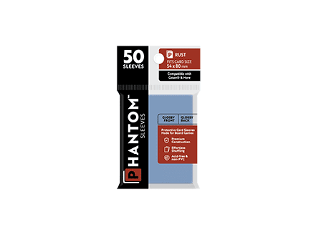 Gamers Guild AZ Phantom Sleeves Phantom Sleeves: Rust Size - 50ct Sleeves (Matte/Matte) Capstone Games