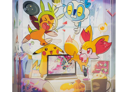 Gamers Guild AZ Pokemon Pokemon Center Original Acrylic Block: Pokemon Timeless Adventure - Kalos Discontinue