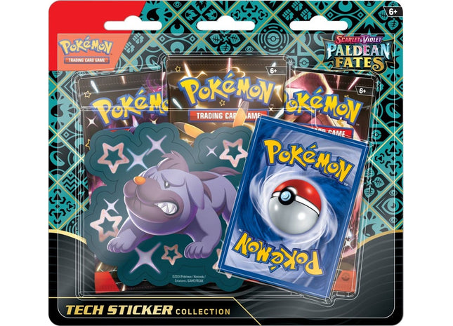 Gamers Guild AZ Pokemon Pokemon Scarlet and Violet 4.5 Paldean Fates Tech Sticker Collection - Maschiff (Pre-Order) Pokemon