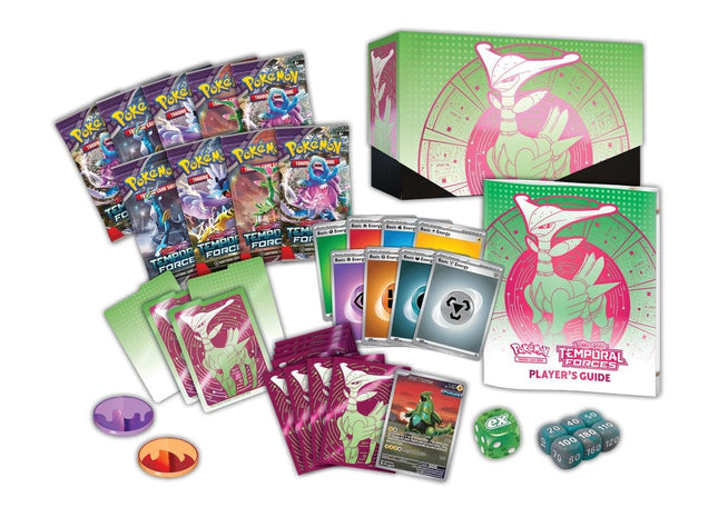Gamers Guild AZ Pokemon Pokemon Scarlet and Violet 5 Temporal Forces - Iron Leaves - Elite Trainer Box (Pre-Order) Pokemon