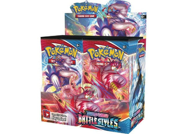 Gamers Guild AZ Pokemon Pokemon Sword & Shield Battle Styles Booster Display Old Pokemon