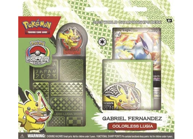 Gamers Guild AZ Pokemon Pokemon TCG: 2023 World Championship Deck Set - Gabriel Fernandez (Colorless Lugia) Pokemon