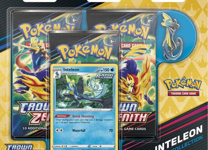 Gamers Guild AZ Pokemon Pokemon TCG: Crown Zenith - Pin Collection - Inteleon Pokemon