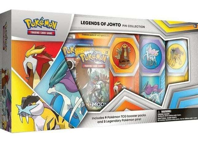 Gamers Guild AZ Pokemon Pokemon TCG: Legends of Johto Pin Collection Pokemon