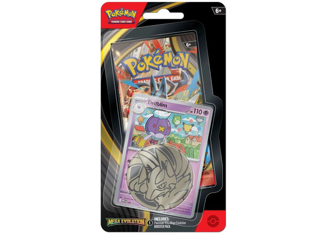 Gamers Guild AZ Pokemon Pokemon TCG: Mega Evolution 1: Checklane Booster Blister - Drifblim (Pre-Order) Pokemon