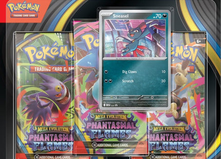 Gamers Guild AZ Pokemon Pokemon TCG: Mega Evolution 2 - Phantasmal Flames 3-Pack Blister (Pre-Order) Pokemon