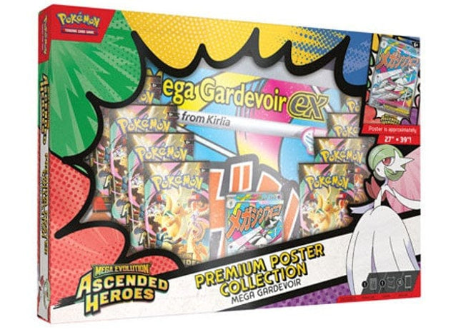 Gamers Guild AZ Pokemon Pokemon TCG: Mega Evolutions 2.5 - Ascended Heroes Premium Poster Collection: Mega Gardevoir (Pre-Order) Pokemon