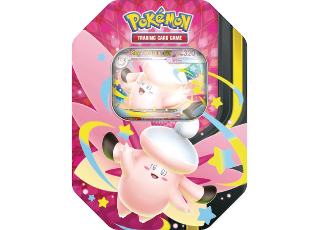 Gamers Guild AZ Pokemon Pokemon TCG: Mega Moonlit Tin - Mega Clefable ex (Pre-Order) Pokemon