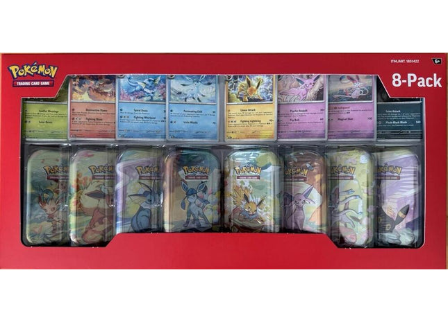 Gamers Guild AZ Pokemon Pokemon TCG: Prismatic Evolutions - 8-Pack Mini Tins (Costco Exclusive) Pokemon