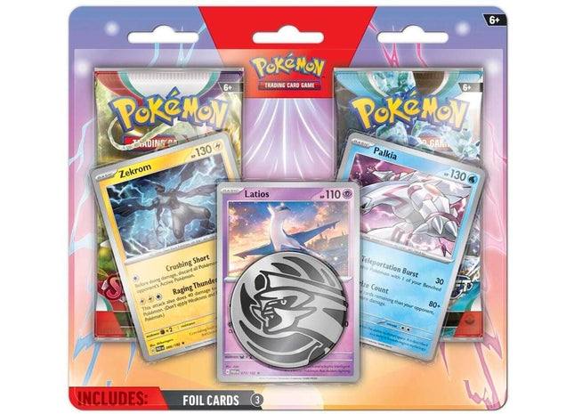 Gamers Guild AZ Pokemon Pokemon TCG: Scarlet & Violet - 2-Pack Blister (Latios, Zekrom, & Palkia) Pokemon