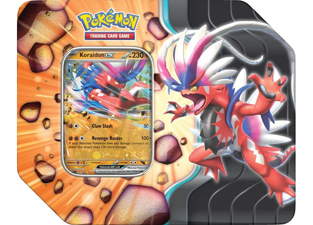 Gamers Guild AZ Pokemon Pokemon TCG: Slashing Legends Tin - Koraidon (Pre-order) Pokemon