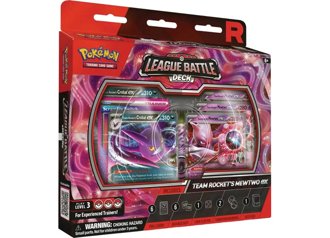 Gamers Guild AZ Pokemon Pokemon TCG: Team Rocket's Mewtwo ex League Battle Deck (Pre-Order) Pokemon
