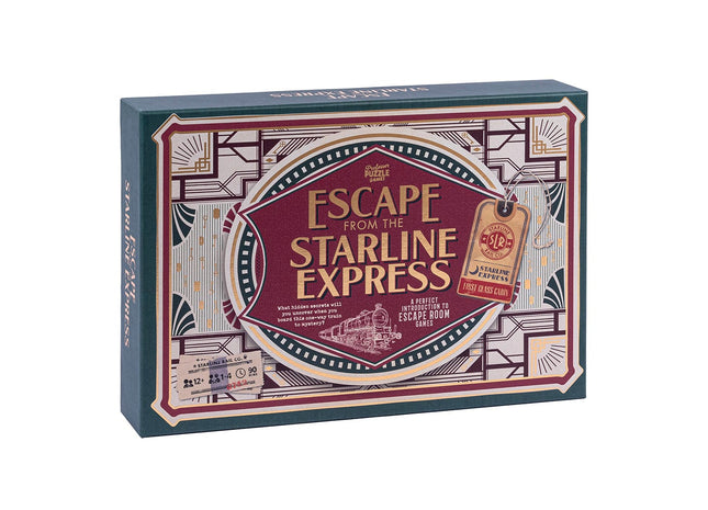 Gamers Guild AZ Professor Puzzle Escape from the Starline Express Game Asmodee