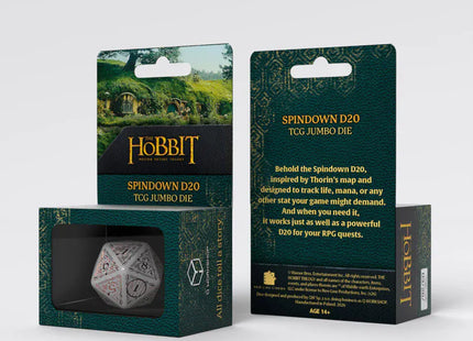 Gamers Guild AZ Q-Workshop The Hobbit Spindown D20 - Radiant TCG Jumbo Die (Pre-Order) AGD