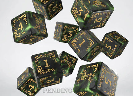 Gamers Guild AZ Q-Workshop The Lord Of The Rings: Rohan 10xD6 Dice Set (Pre-Order) AGD