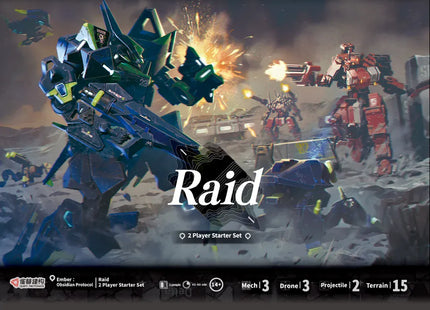 Gamers Guild AZ Queti EMBER: Obsidian Protocol - Raid 2 Player Starter Set Obsidian Protocol