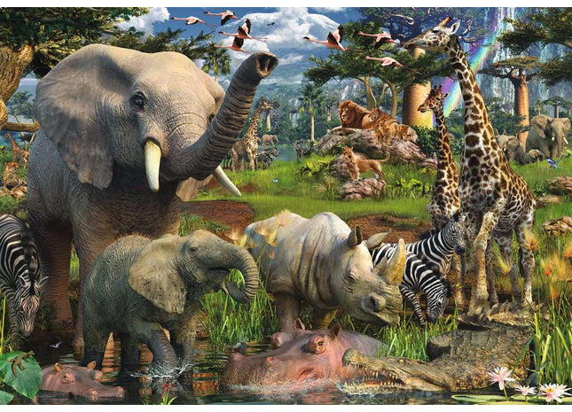 Gamers Guild AZ Ravensburger Ravensburger: 18000 PCS Puzzle - At the Waterhole Gamers Guild AZ