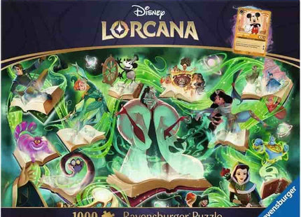 Gamers Guild AZ Ravensburger Ravensburger: Disney Lorcana: Glimmers Of The Realm Puzzle: Emerald (1000pc) (Pre-Order) GTS