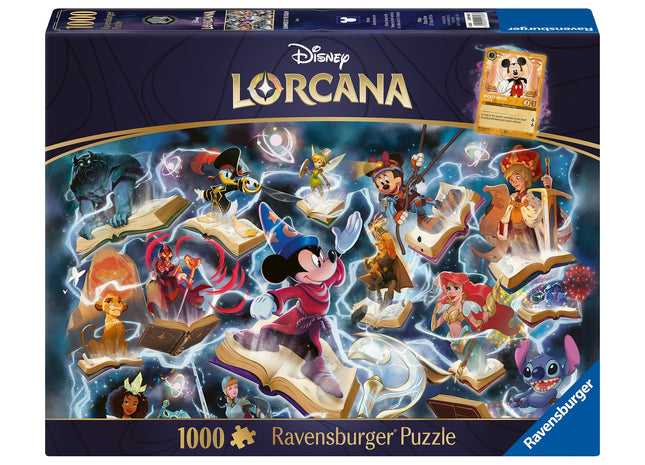 Gamers Guild AZ Ravensburger Ravensburger: Disney Lorcana: Glimmers Of The Realm Puzzle: Steel (1000pc) (Pre-Order) Southern Hobby