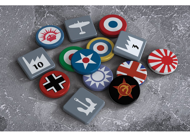 Gamers Guild AZ Renegade Game Studios Axis & Allies: Deluxe Token Pack Set (Pre-Order) AGD