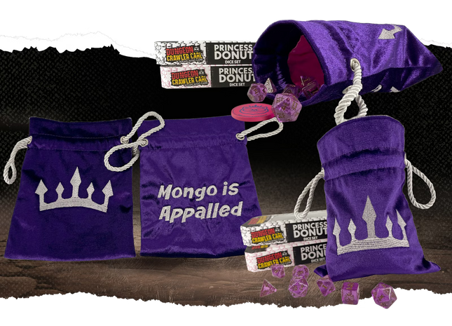 Gamers Guild AZ Renegade Game Studios Dungeon Crawler Carl RPG: Princess Donut Dice Bag (Pre-Order) Renegade Game Studios