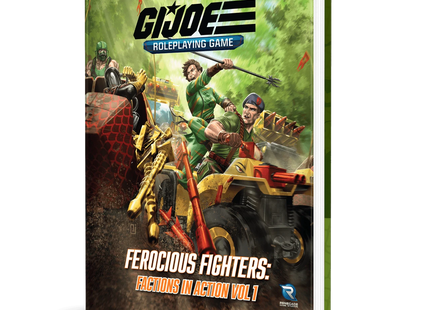 Gamers Guild AZ Renegade Game Studios G.I. JOE RPG Ferocious Fighters: Factions in Action Vol. 1 Sourcebook Renegade Game Studios