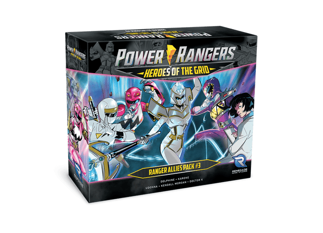Gamers Guild AZ Renegade Game Studios Power Rangers: Heroes of the Grid Ranger Allies Pack #3 Renegade Game Studios