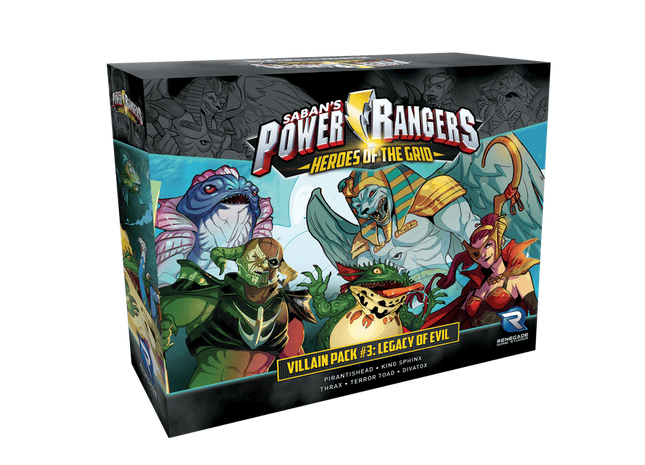 Gamers Guild AZ Renegade Game Studios Power Rangers: Heroes of the Grid Villain Pack #3 Legacy of Evil Renegade Game Studios