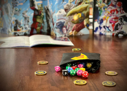 Gamers Guild AZ Renegade Game Studios Power Rangers Roleplaying Game Dice (Blue) Renegade Game Studios