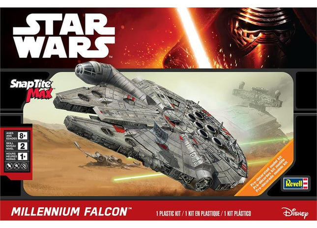 Gamers Guild AZ Revell-Monogram 2022 Revell: Star Wars - Millennium Falcon SnapTite Max HobbyTyme