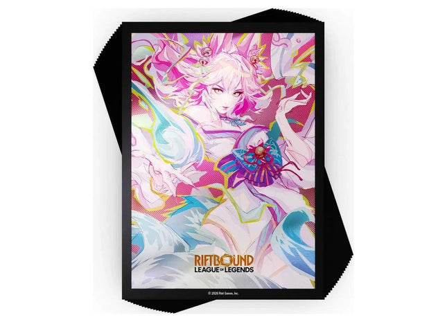 Gamers Guild AZ Riftbound Riftbound TCG: League of Legends: Spiritforged Art Sleeves - Spirit Blossom Ahri (Pre-Order) Asmodee