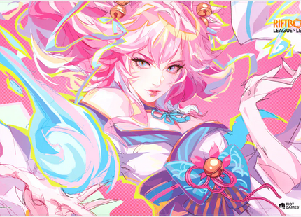 Gamers Guild AZ Riftbound Riftbound TCG: League of Legends - Spiritforged: Spirit Blossom Ahri Playmat (Pre-Order) Asmodee