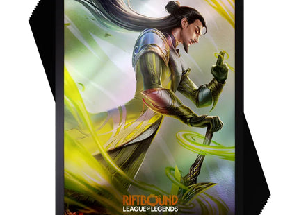 Gamers Guild AZ Riftbound Riftbound TCG: League of Legends: Unleashed Art Sleeves 100ct - Yi, Wuju Master (Pre-Order) Southern Hobby