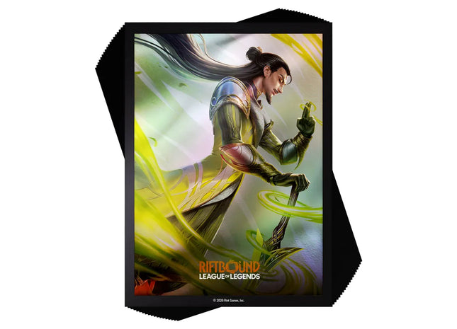 Gamers Guild AZ Riftbound Riftbound TCG: League of Legends: Unleashed Art Sleeves 100ct - Yi, Wuju Master (Pre-Order) Southern Hobby