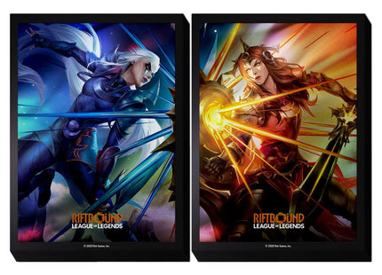 Gamers Guild AZ Riftbound Riftbound TCG: League of Legends: Vendetta Art Sleeves - Diana vs Leona (100) (Pre-Order) GTS
