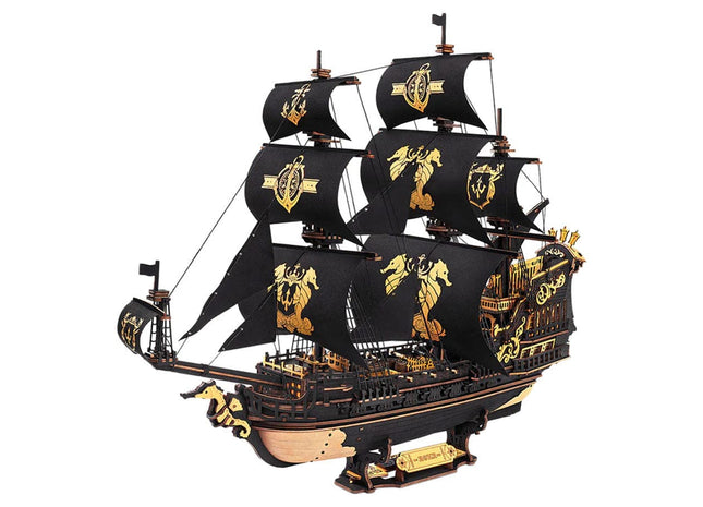 Gamers Guild AZ Robotime 3D Puzzle Creation Set: The Seahorse Barque Sailing Ship ACD Distribution