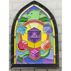 Gamers Guild AZ Role 4 Initiative Role 4 Initiative - Enamel Lapel Pins Stained Glass Window GTS