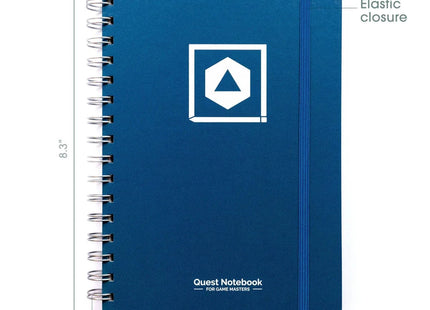 Gamers Guild AZ Roll and Play Press Game Master's Quest Journal - Heroic Blue (Pre-Order) Quartermaster Direct