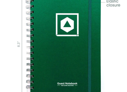 Gamers Guild AZ Roll and Play Press Game Master's Quest Journal - Wild Green (Pre-Order) Quartermaster Direct