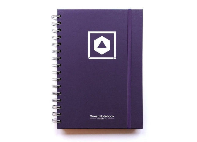 Gamers Guild AZ Roll and Play Press Player Character Quest Notebook - D&D 5E - Mystic Purple (Pre-Order) Quartermaster Direct