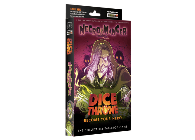 Gamers Guild AZ Roxley Game Laboratory Dice Throne: Hero Pack - Necromancer (Pre-Order) AGD