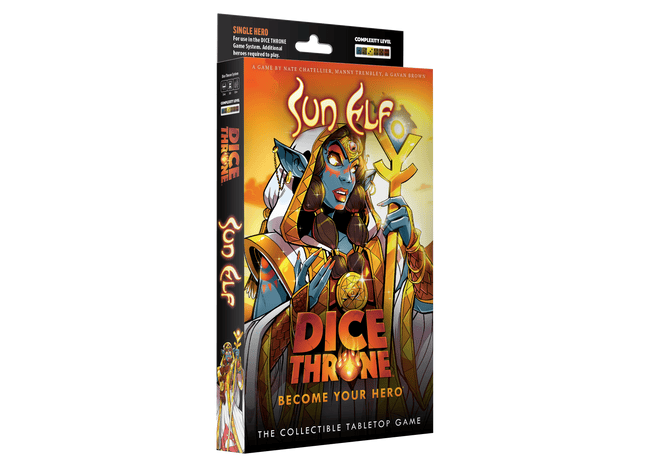 Gamers Guild AZ Roxley Game Laboratory Dice Throne: Hero Pack - Sun Elf (Pre-Order) AGD